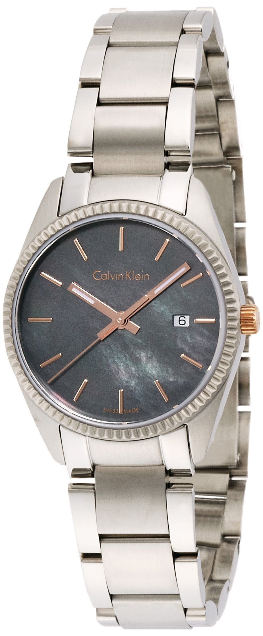 Calvin Klein Damen-Armbanduhr Quarz Edelstahl K5R33B4Y
