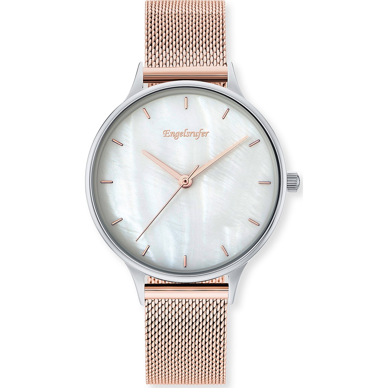 Engelsrufer ERWA-Pearl-MR-MS Uhr Damenuhr Edelstahl 5 bar Analog Rose