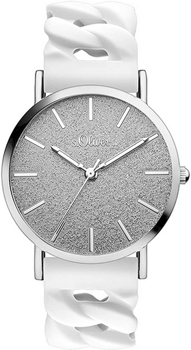 s.Oliver Unisex Erwachsene-Armbanduhr SO-3397-PQ