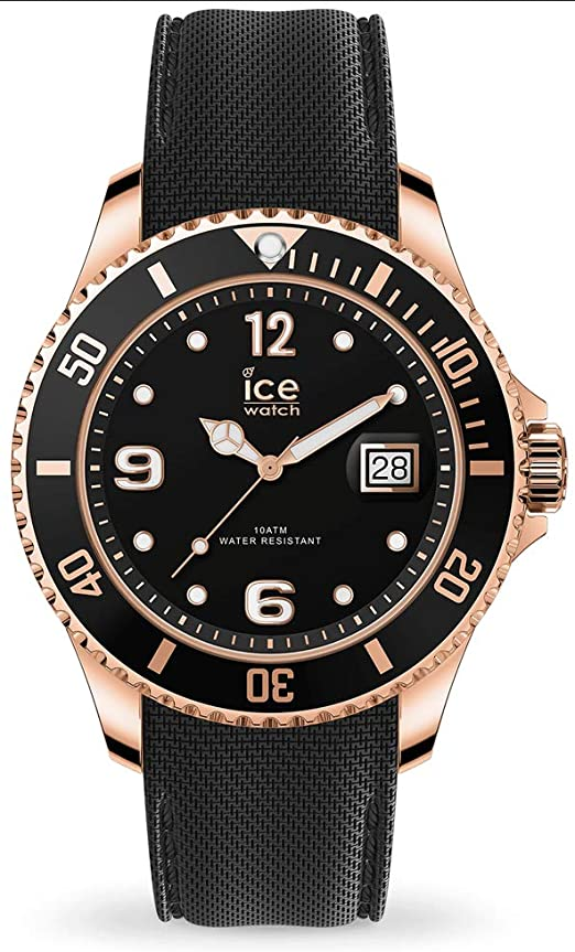 Ice-Watch - ICE steel Black Rose-Gold (Extra large)