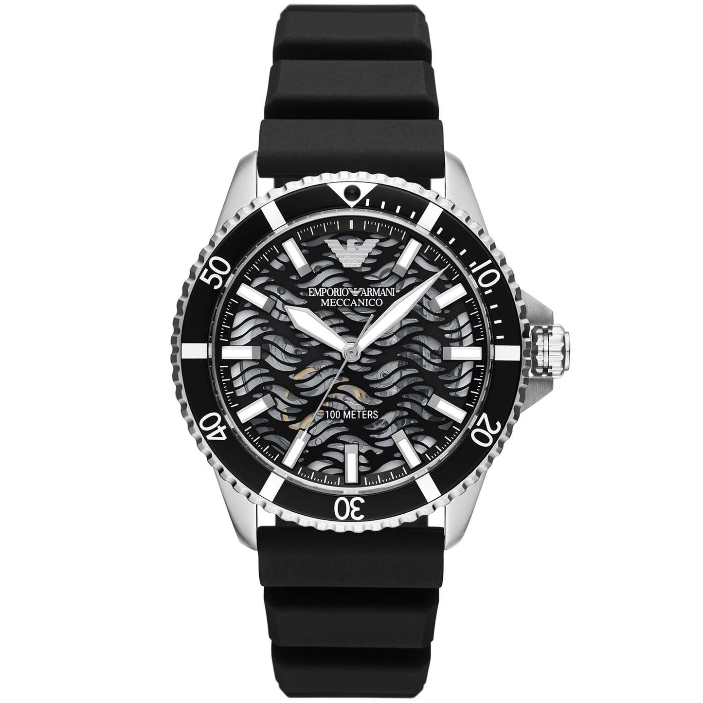 Emporio Armani Herren Automatik Uhr mit Armband AR60062