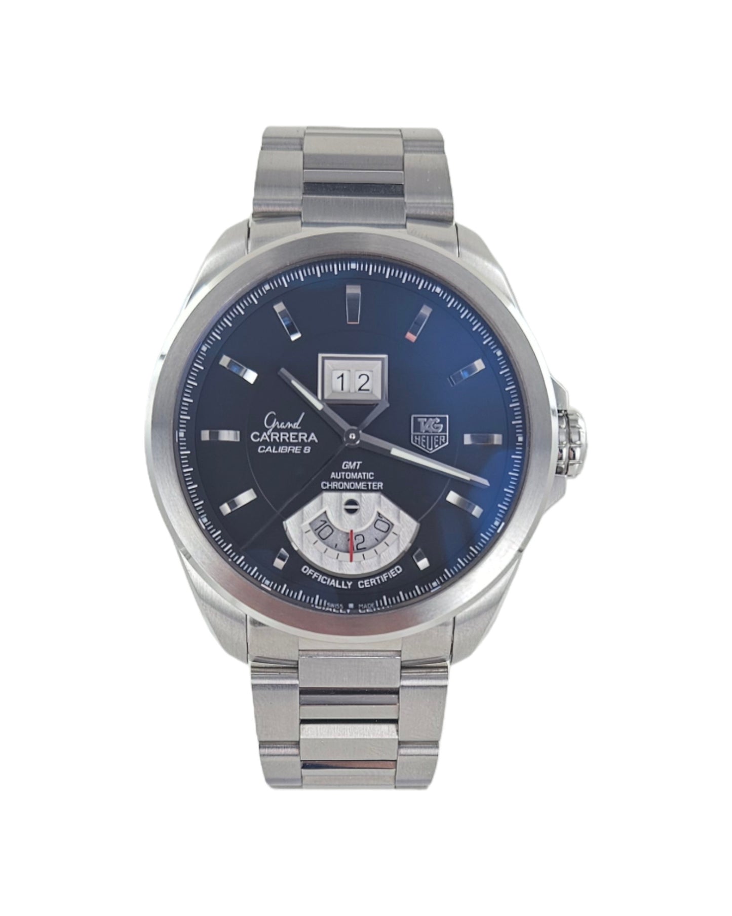 TAG Heuer Grand Carrera GMT Automatik Uhr WVA5111.BA0901