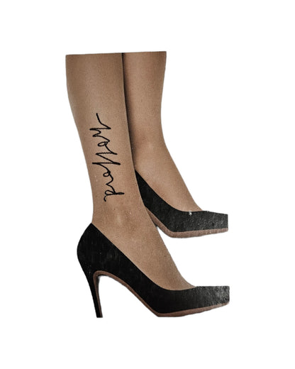 Wolford Damen Hosiery "Logo Tattoo Tights