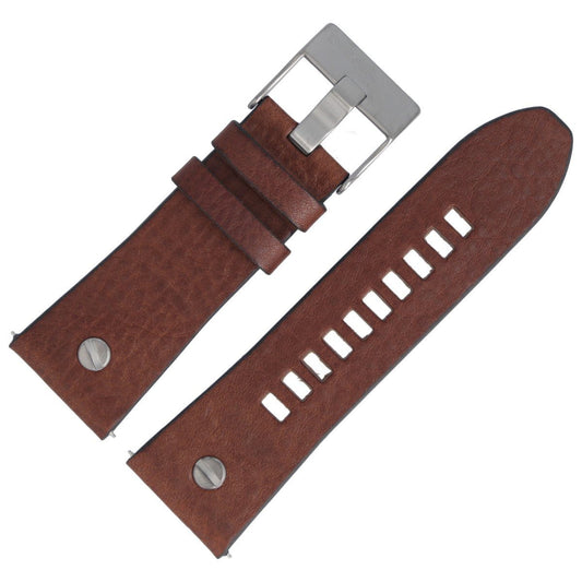 Diesel Uhrenarmband 28mm Leder Braun DZ7314