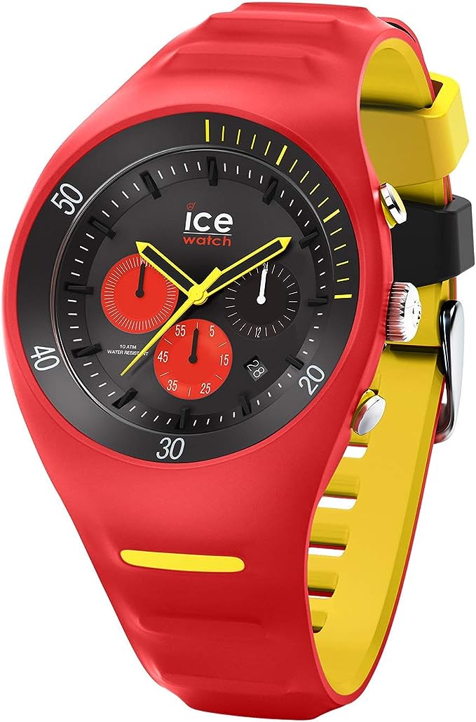 ICE-WATCH - P. Leclercq Red - Rote Herrenuhr mit Silikonarmband - Chrono (014950)
