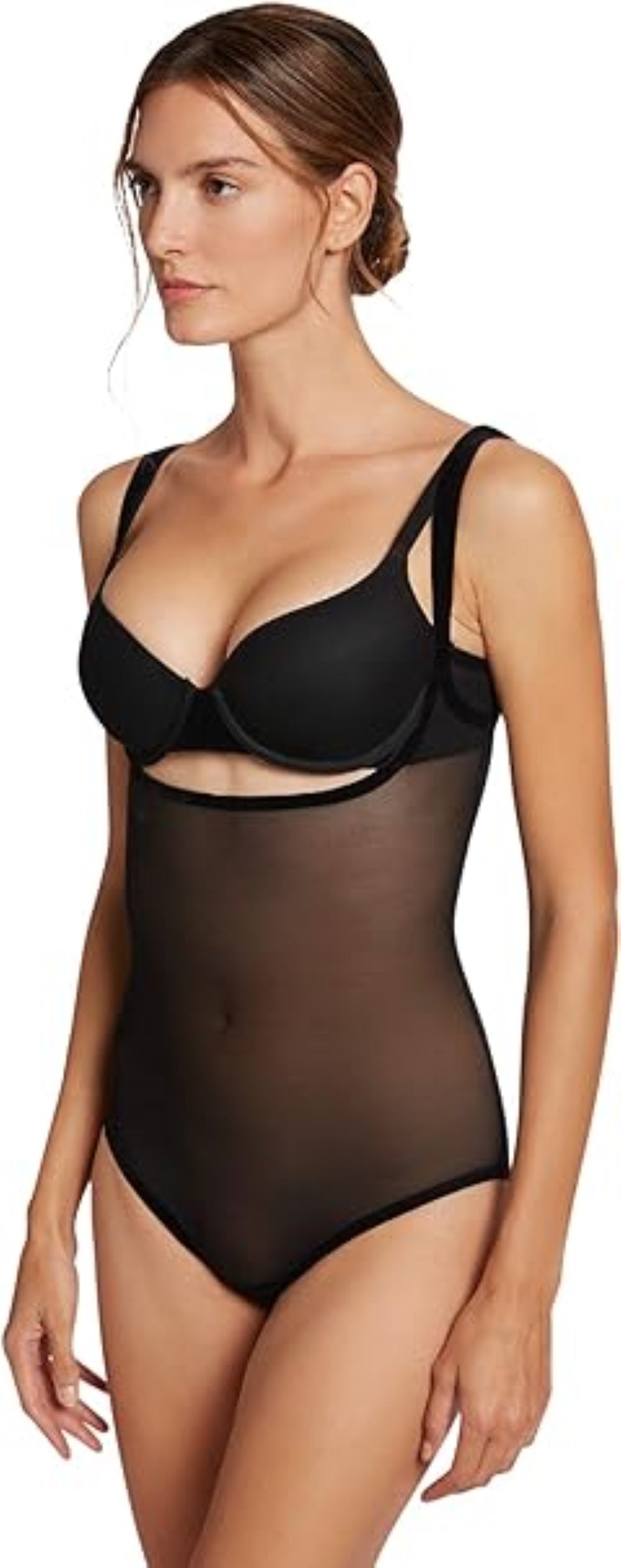 Wolford Damen Tulle Forming Body Black 40