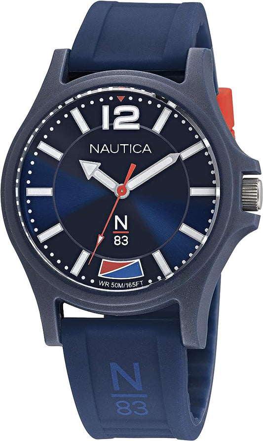 Nautica Herren Analog Quarz Uhr NAPJSF004