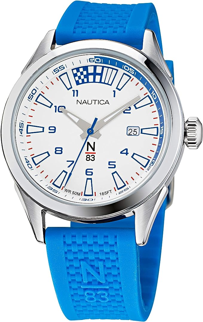 Nautica Herren Analog Quarz Uhr NAPHBS120