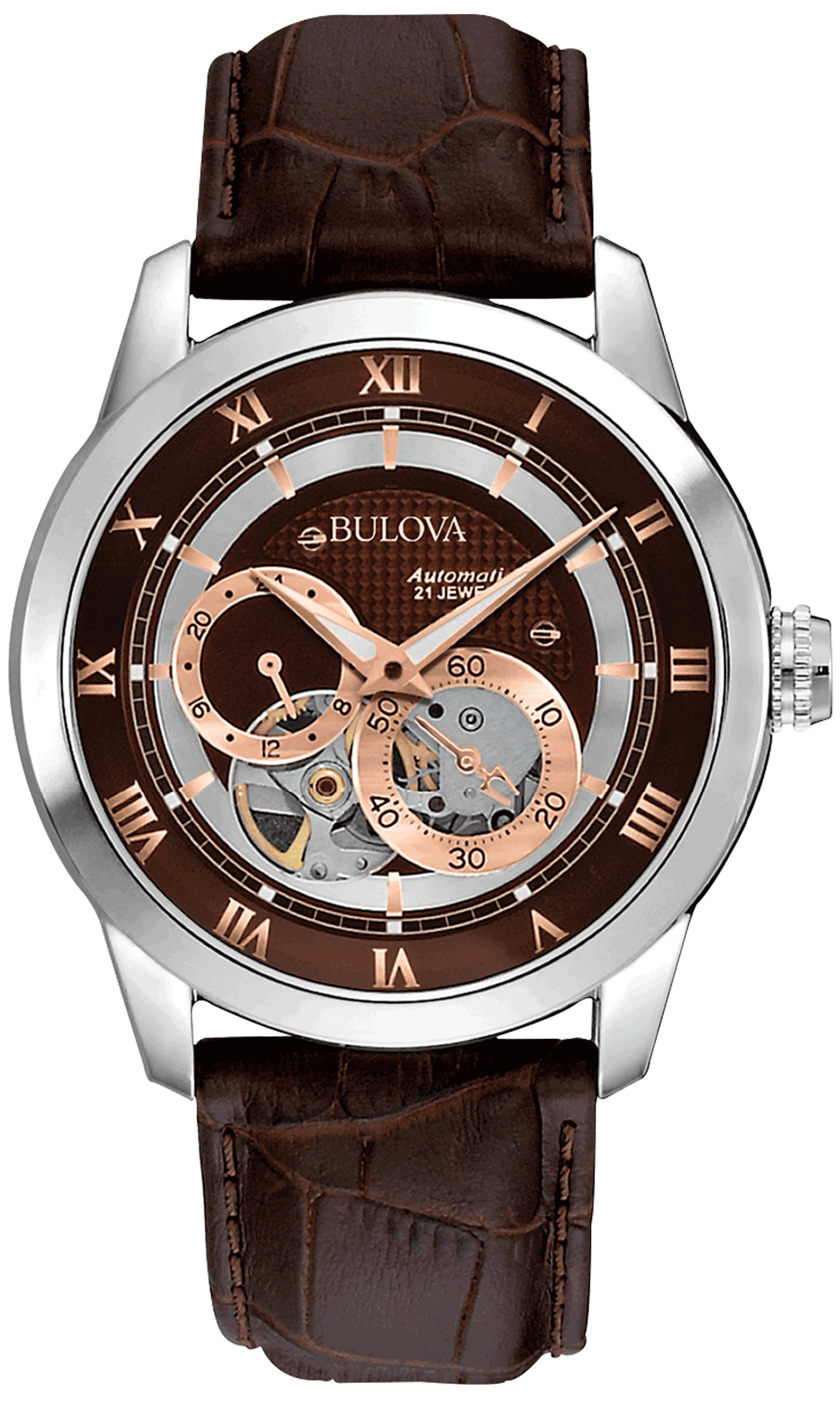 Bulova Herren Automatik Uhr 96A120