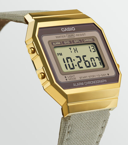 Casio Collection Damen Digital Uhr A700WEGL-7AEF