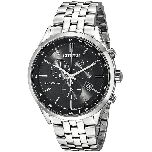 Citizen Herren Chronograph Eco-Drive Uhr mit Saphirglas AT2141-87E