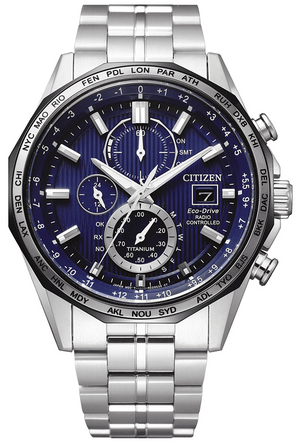 Citizen Chronograph Eco-Drive Uhr mit Titan Armband AT8218-81L