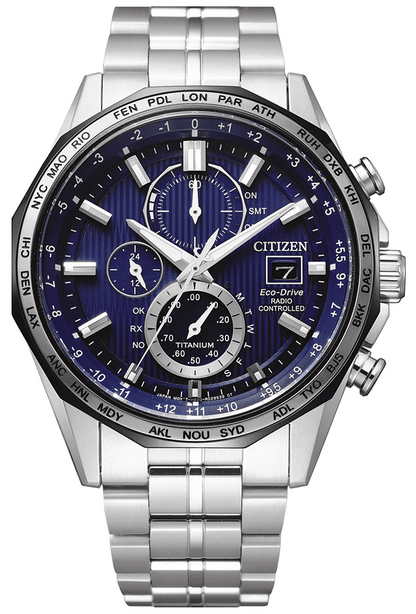 Citizen Chronograph Eco-Drive Uhr mit Titan Armband AT8218-81L