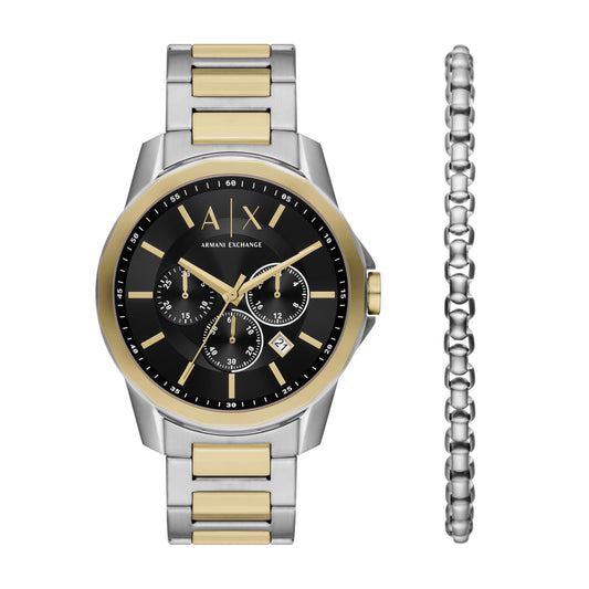 Armani Exchange Herren Uhr mit Armband AX7148SET
