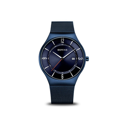 Bering Classic | blau gebürstet | 15940-393