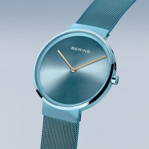 Bering Classic | blau poliert/gebürstet | 14539-388