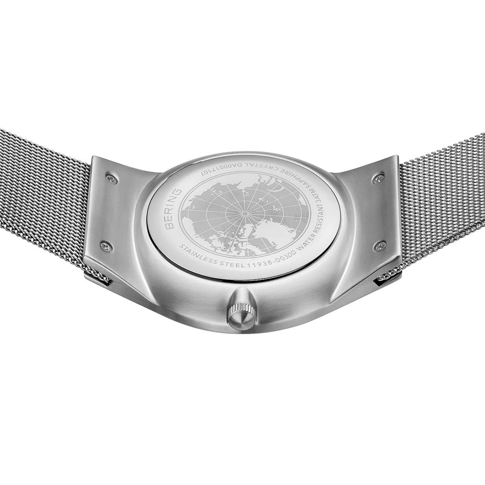 Bering Day Date Classic | silber gebürstet | 11938-003DD