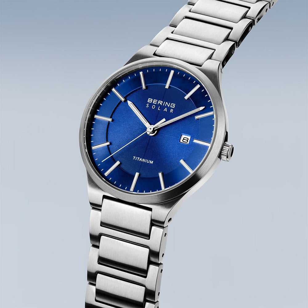 Bering Solar Titanium | silber gebürstet | 15239-777