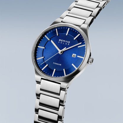 Bering Solar Titanium | silber gebürstet | 15239-777
