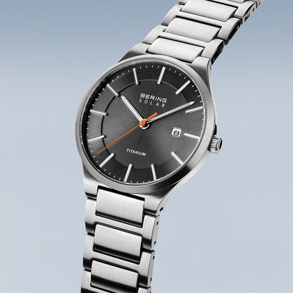 Bering Solar Titanium | silber gebürstet | 15239-779