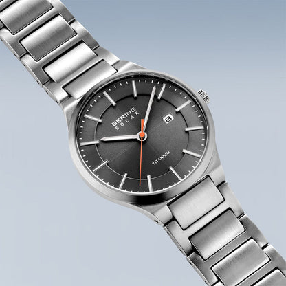 Bering Solar Titanium | silber gebürstet | 15239-779