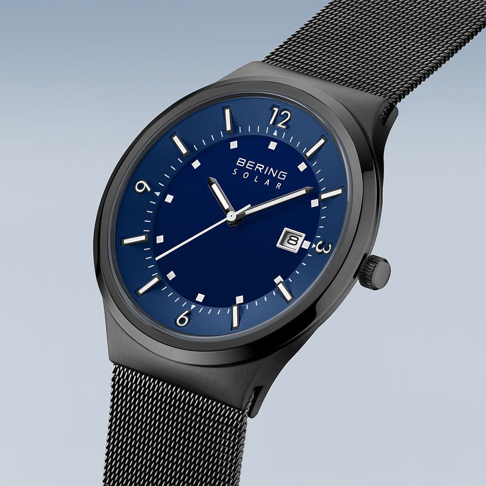 Bering Solar | schwarz poliert/gebürstet | 14442-227