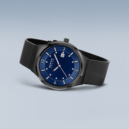 Bering Solar | schwarz poliert/gebürstet | 14442-227