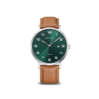 Bering Titanium | silber gebürstet | 18640-568