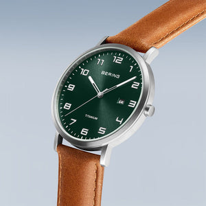 Bering Titanium | silber gebürstet | 18640-568