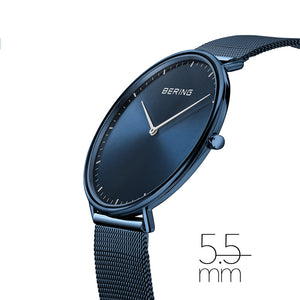 Bering Ultra Slim | blau glänzend | 15739-397
