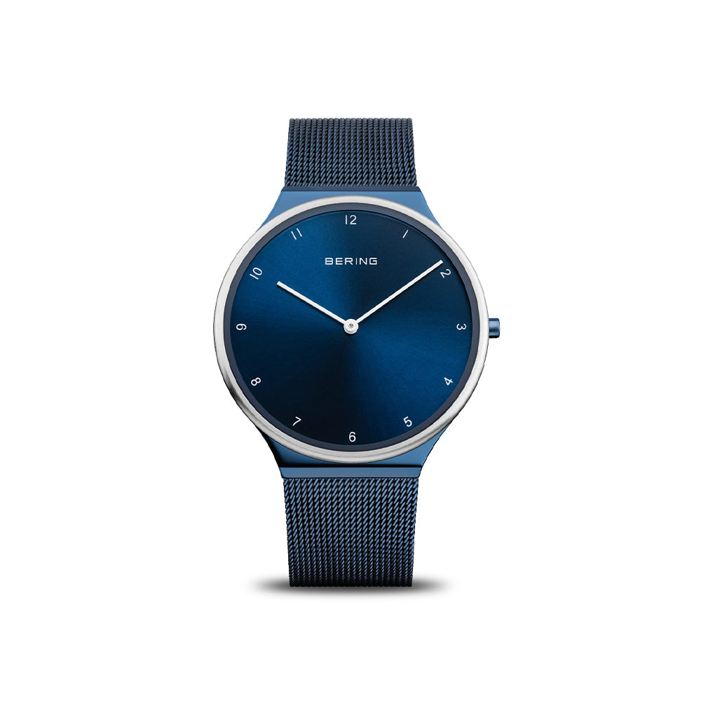 Bering Ultra Slim | blau poliert/gebürstet | 18440-397