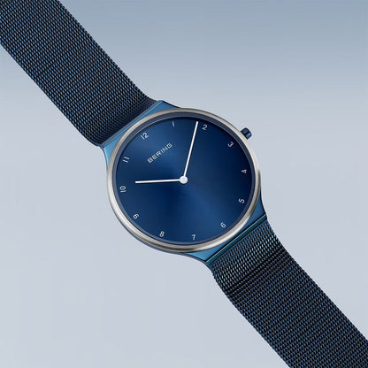 Bering Ultra Slim | blau poliert/gebürstet | 18440-397