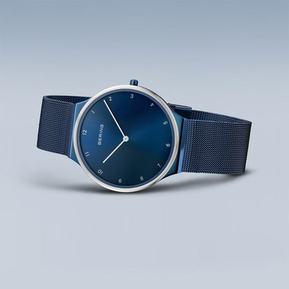 Bering Ultra Slim | blau poliert/gebürstet | 18440-397