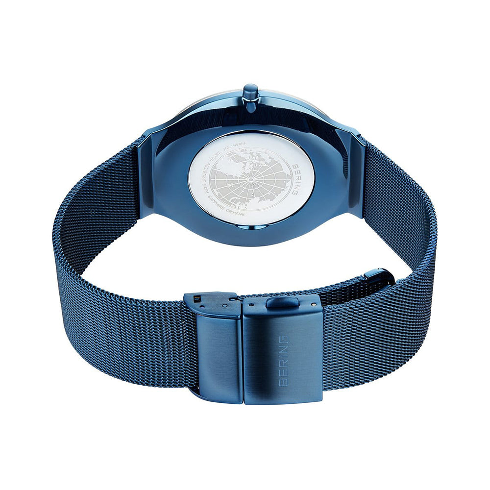 Bering Ultra Slim | blau poliert/gebürstet | 18440-397