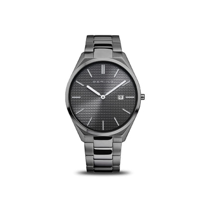 Bering Ultra Slim | grau poliert/gebürstet | 17240-777