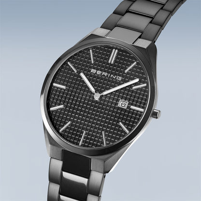 Bering Ultra Slim | grau poliert/gebürstet | 17240-777