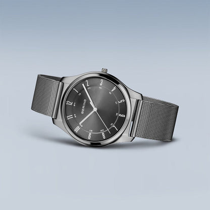 Bering Ultra Slim | grau poliert/gebürstet | 18340-377