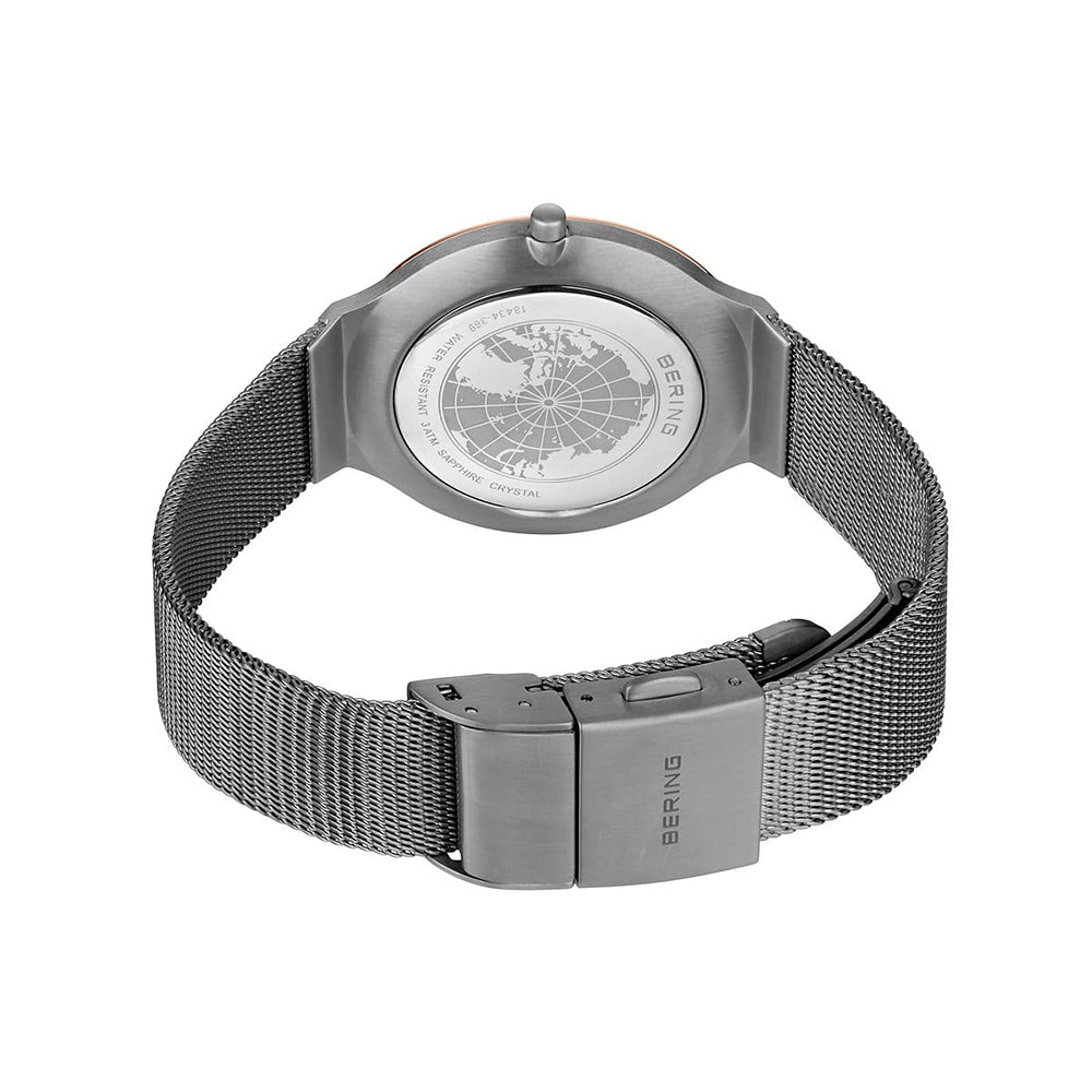 Bering Ultra Slim | grau poliert/gebürstet | 18434-369