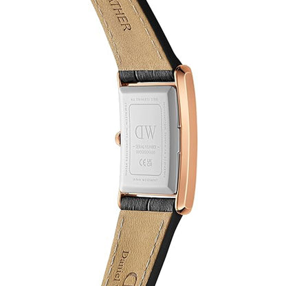 Daniel Wellington Bound Black Crocodile Rose Gold