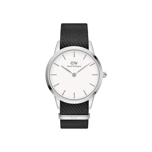 Daniel Wellington Iconic Black NATO White Dial