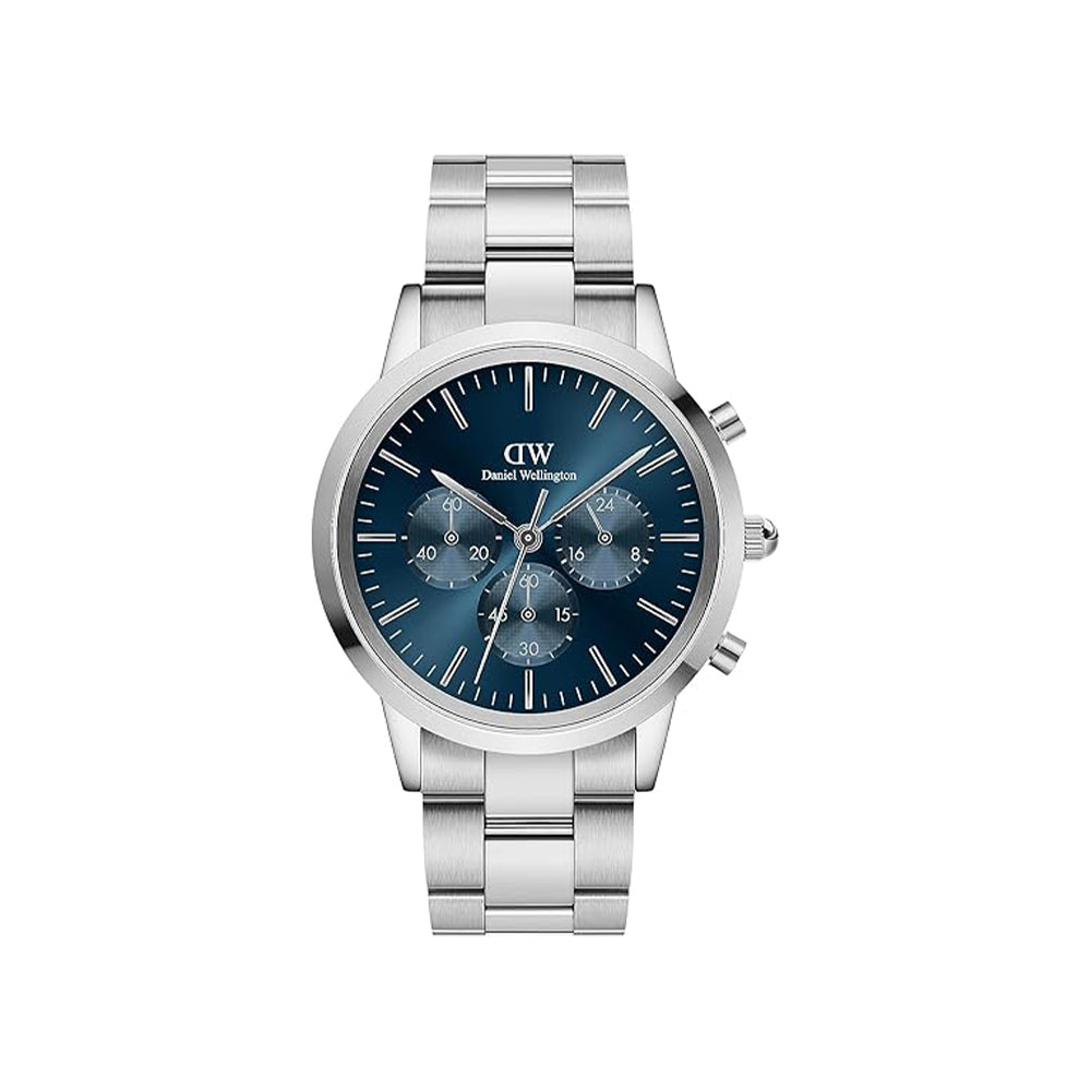 Daniel Wellington Iconic Chronograph Link Arctic S