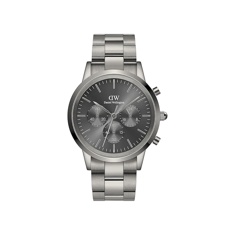 Daniel Wellington Iconic Chronograph Link Graphite GM