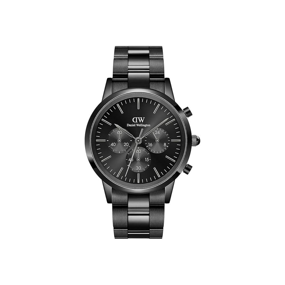 Daniel Wellington Iconic Chronograph Link Onyx B