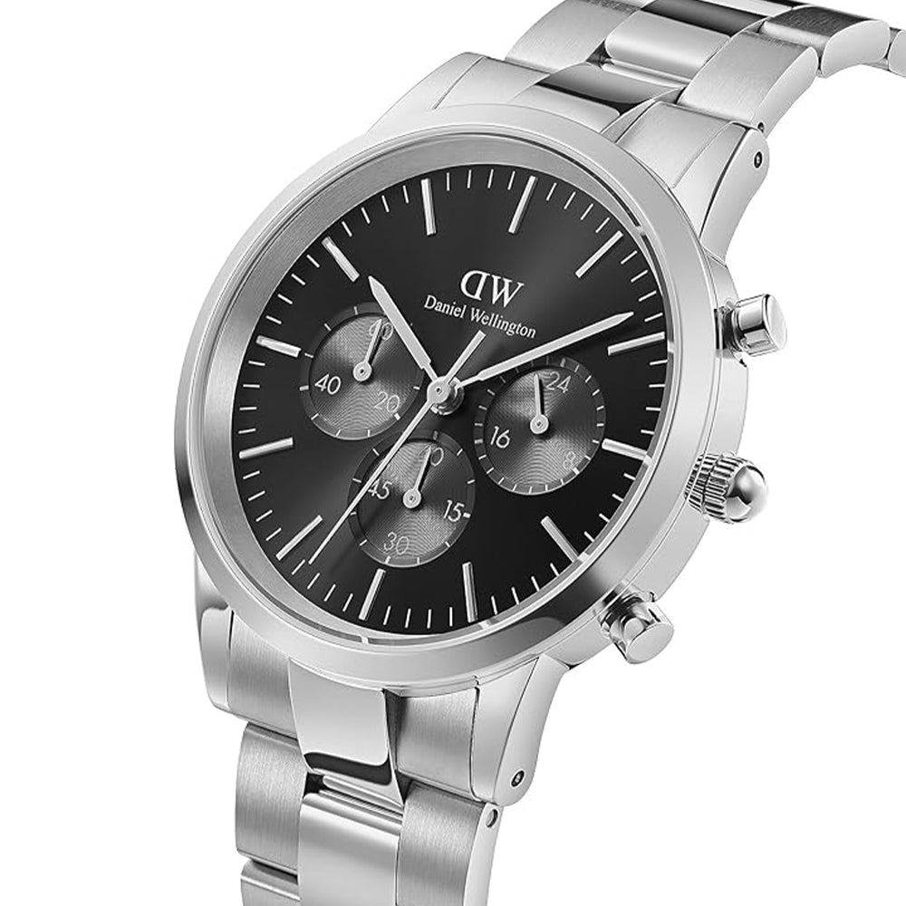 Daniel Wellington Iconic Chronograph Link Onyx S