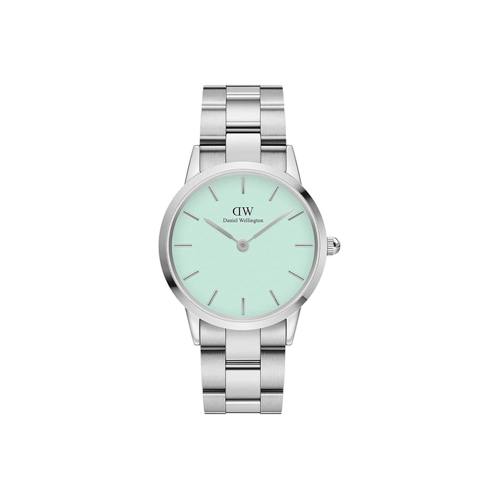 Daniel Wellington Iconic Link Mint Silver