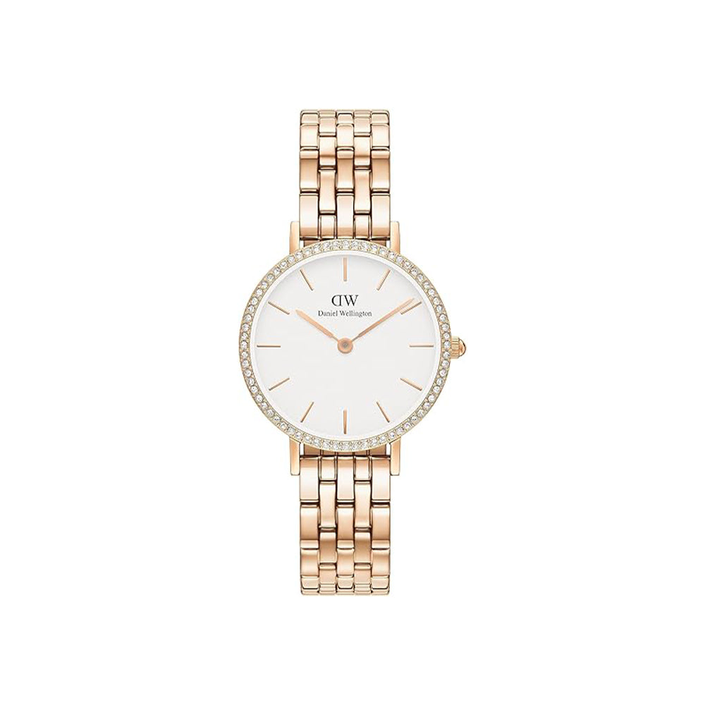 Daniel Wellington Petite Lumine Bezel 5-Link Melrose