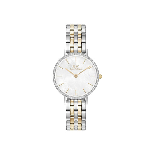 Daniel Wellington Petite Lumine Bezel 5-Link Two-Tone MOP