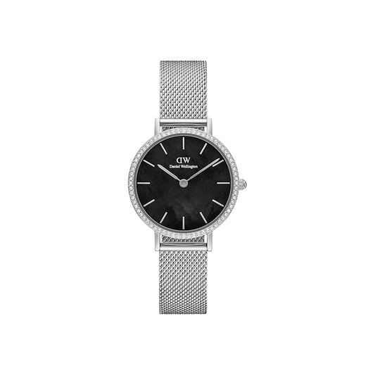 Daniel Wellington Petite Lumine Bezel Sterling Black MOP