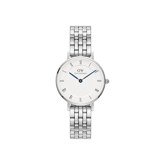 Daniel Wellington Petite Roman Numerals 5-Link Silver