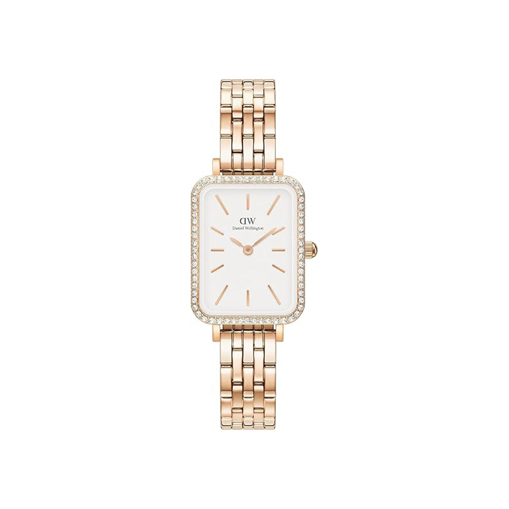 Daniel Wellington Quadro Lumine Bezel 5-Link Melrose